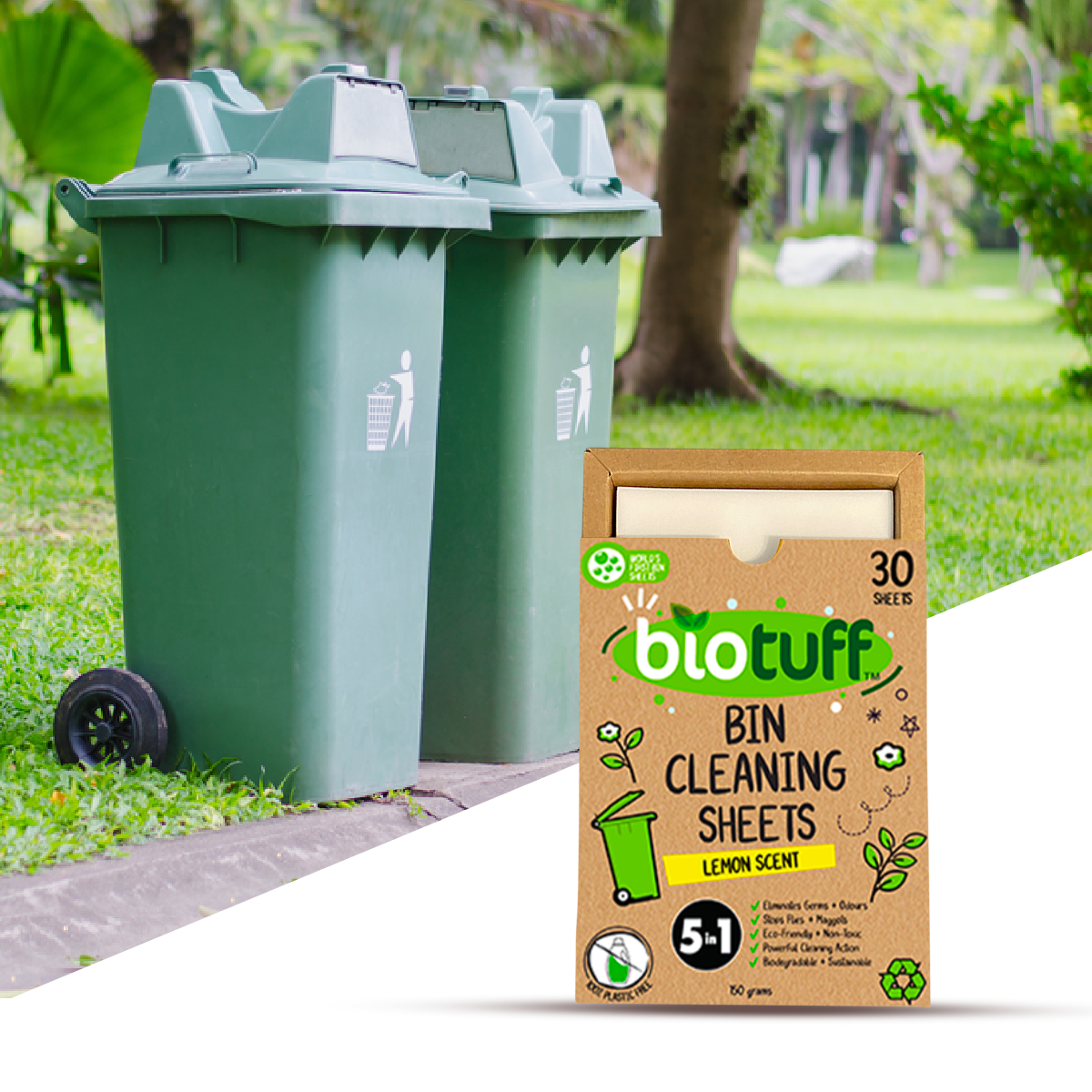 Compostable Wheelie Bin Liners 240L