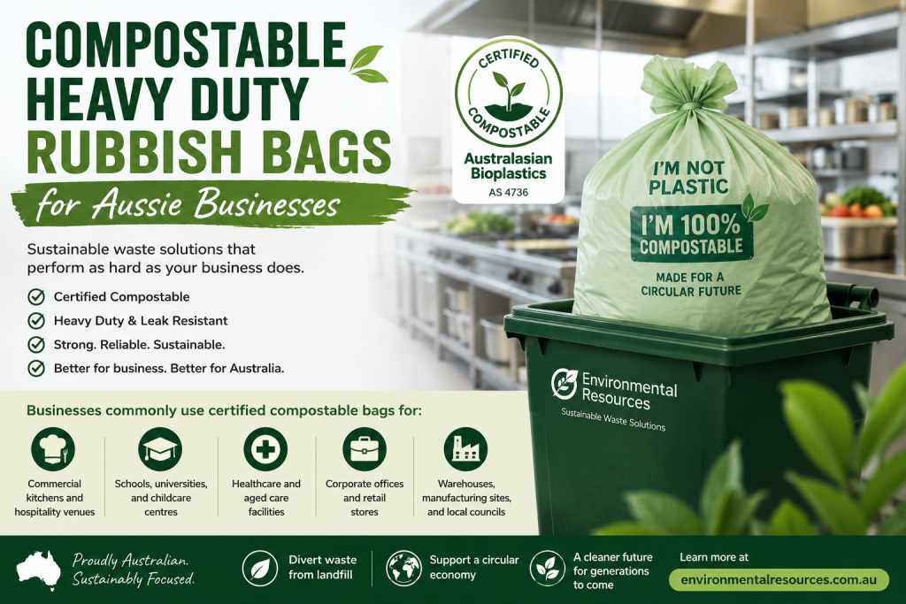 Compostable Heavy Duty Rubbish Bags