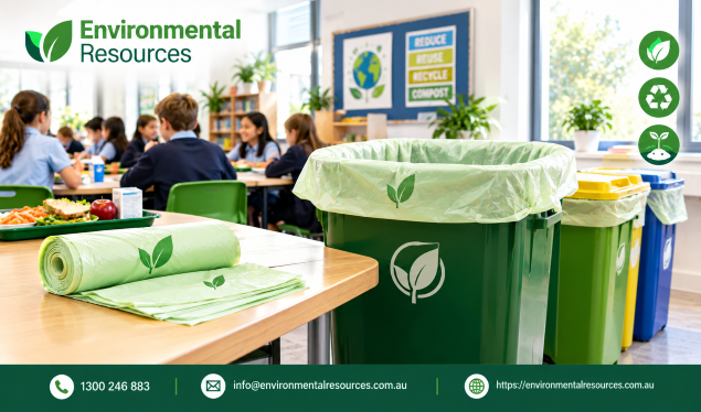 Commercial Compostable Bin Liners for Australian Schools